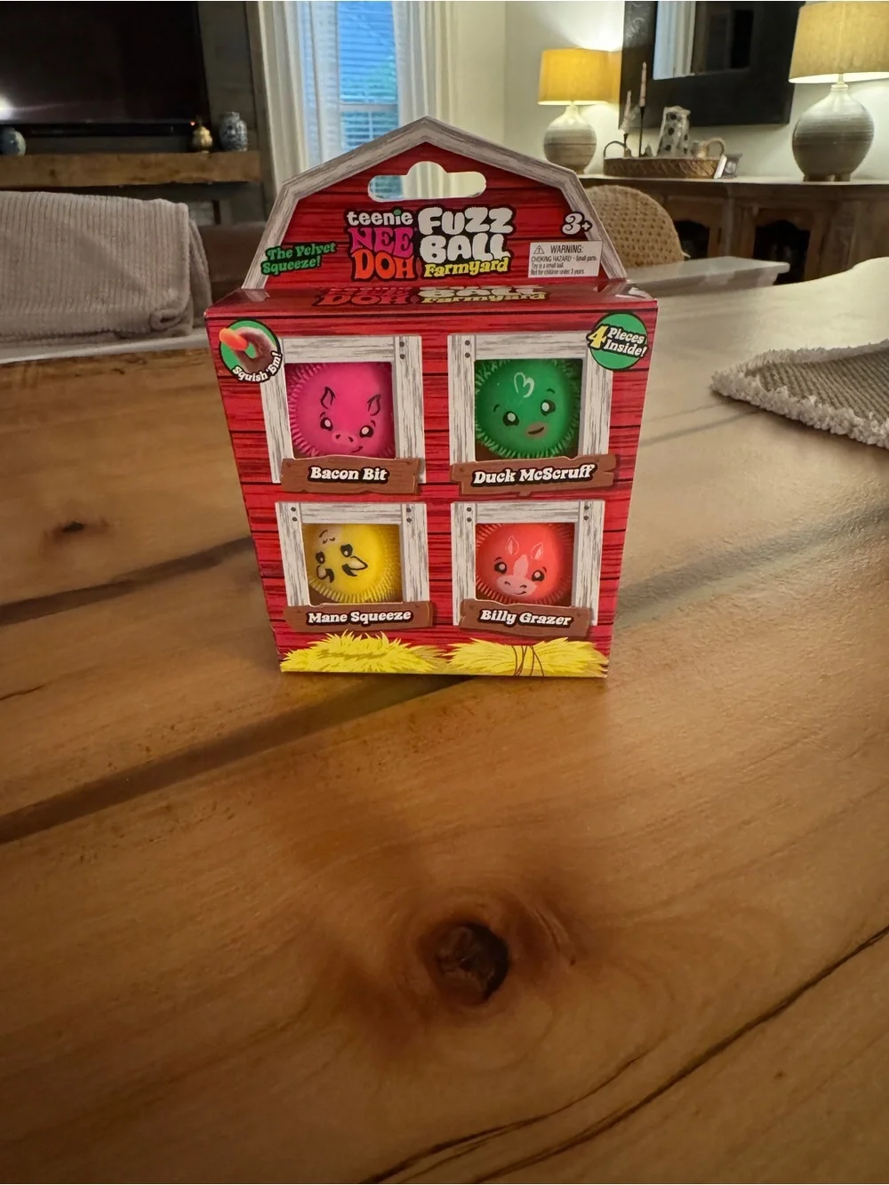 Needoh Teenie Farmyard Fuzz Ball Brand New